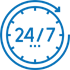 Open 24/7 icon